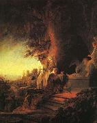 REMBRANDT Harmenszoon van Rijn The Risen Christ Appearing to Mary Magdalen, china oil painting artist